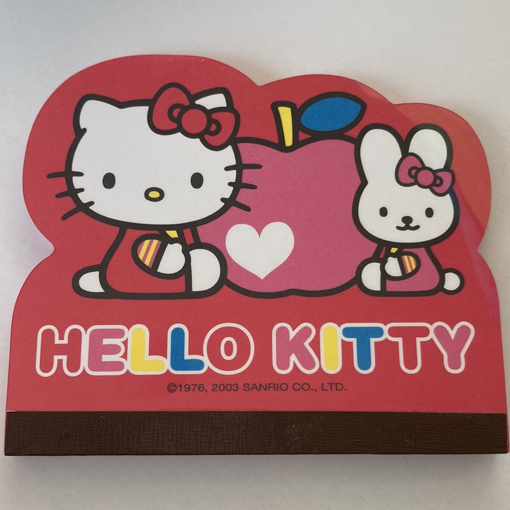 Vintage Sanrio Hello Kitty Notepad